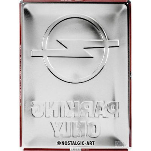 Blechschild Opel Parking 3
